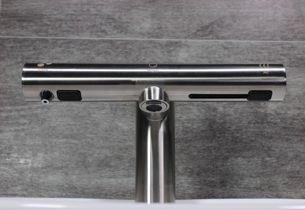 Jet Dryer AIRTAP 3in1 – Rund Gebürsteter Edelstahl 13 Jet Dryer AIRTAP 3in1 – Rund Gebürsteter Edelstahl – Bild 13