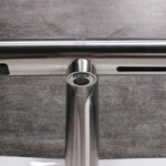 Jet Dryer AIRTAP 3in1 – Rund Gebürsteter Edelstahl 130 14165 56