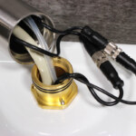 Jet Dryer AIRTAP 3in1 – Rund Gebürsteter Edelstahl 142 14165 68
