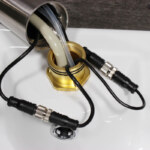 Jet Dryer AIRTAP 3in1 – Rund Gebürsteter Edelstahl 143 14165 69
