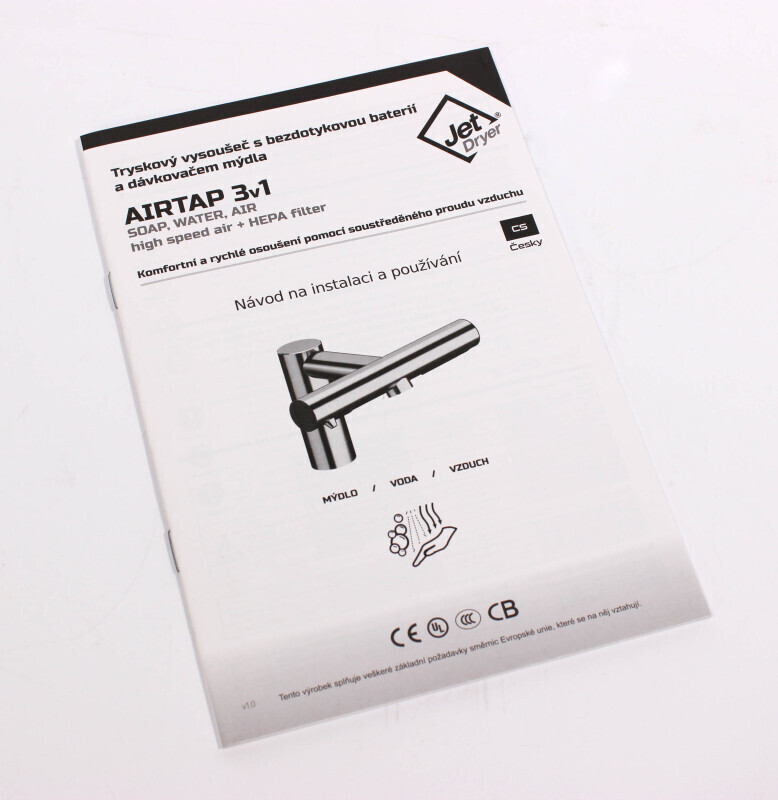 Jet Dryer AIRTAP 3in1 – Rund Gebürsteter Edelstahl 73 Jet Dryer AIRTAP 3in1 – Rund Gebürsteter Edelstahl – Bild 73