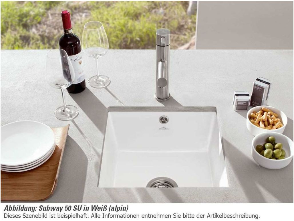 Villeroy & Boch Subway 440 Weiße Keramik – Bild 4