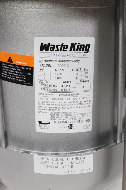 Waste King Commercial 3000 6 Waste King Commercial 3000 – Bild 6