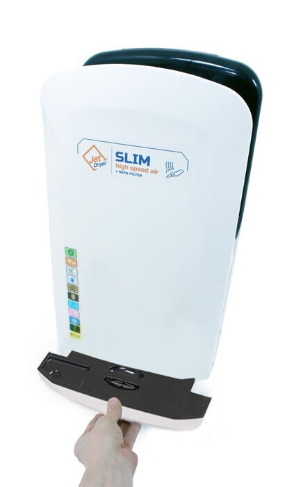 Jet Dryer SLIM Silber – ABS-Kunststoff 21 Jet Dryer SLIM Silber – ABS-Kunststoff – Bild 21