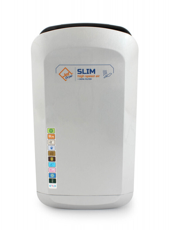 Jet Dryer SLIM Silber – ABS-Kunststoff 9 Jet Dryer SLIM Silber – ABS-Kunststoff – Bild 9