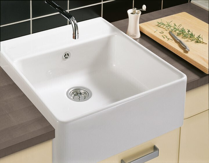 Villeroy & Boch Single 595 White Pearl Weiße Keramik Pearl 3 Villeroy & Boch Single 595 White Pearl Weiße Keramik Pearl – Bild 3