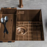 Reginox SET Miami 500 Copper + Armatur Crystal + Zubehör Copper 40 8659 16