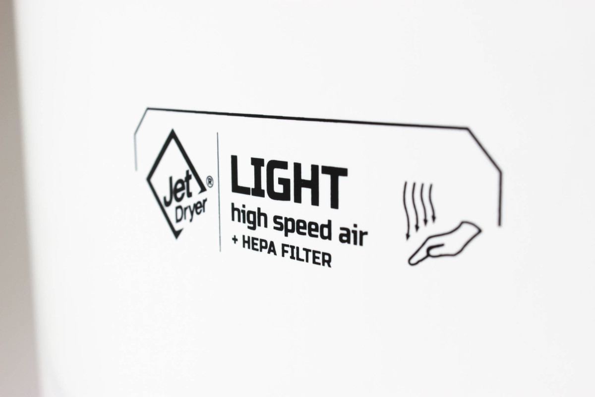 Jet Dryer LIGHT Weiß – ABS-Kunststoff – Bild 9