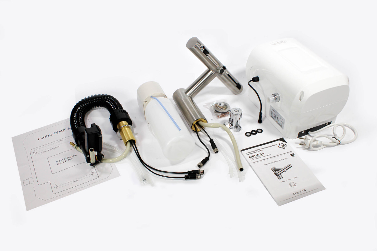 Jet Dryer AIRTAP 3in1 – Rund Gebürsteter Edelstahl – Bild 70