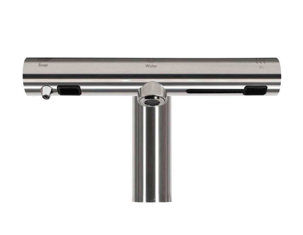 Jet Dryer AIRTAP 3in1 – Rund Gebürsteter Edelstahl – Bild 14