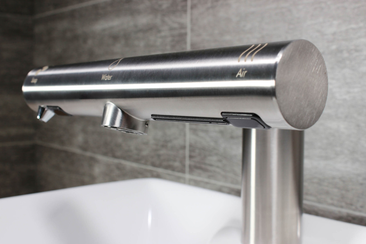 Jet Dryer AIRTAP 3in1 – Rund Gebürsteter Edelstahl – Bild 18