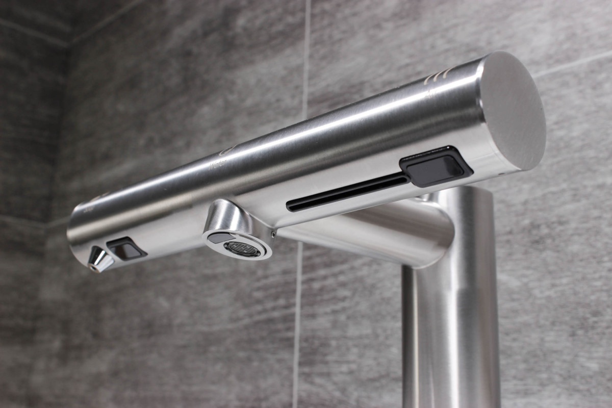 Jet Dryer AIRTAP 3in1 – Rund Gebürsteter Edelstahl – Bild 3