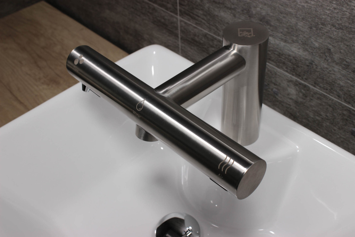 Jet Dryer AIRTAP 3in1 – Rund Gebürsteter Edelstahl – Bild 54