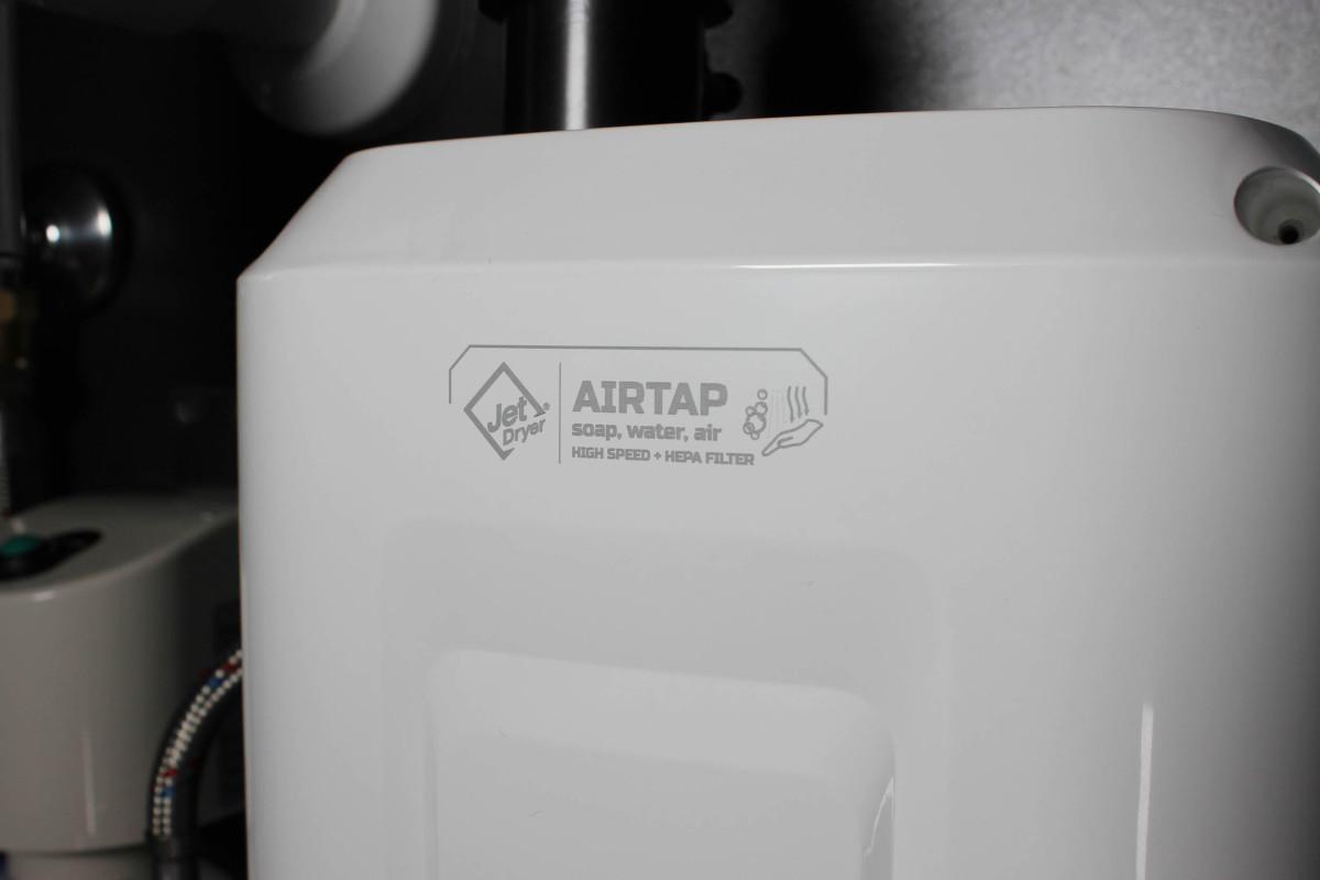 Jet Dryer AIRTAP 3in1 – Rund Gebürsteter Edelstahl – Bild 57