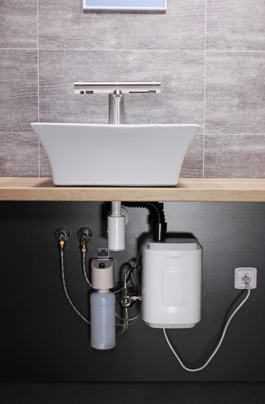 Jet Dryer AIRTAP 3in1 – Rund Gebürsteter Edelstahl – Bild 60