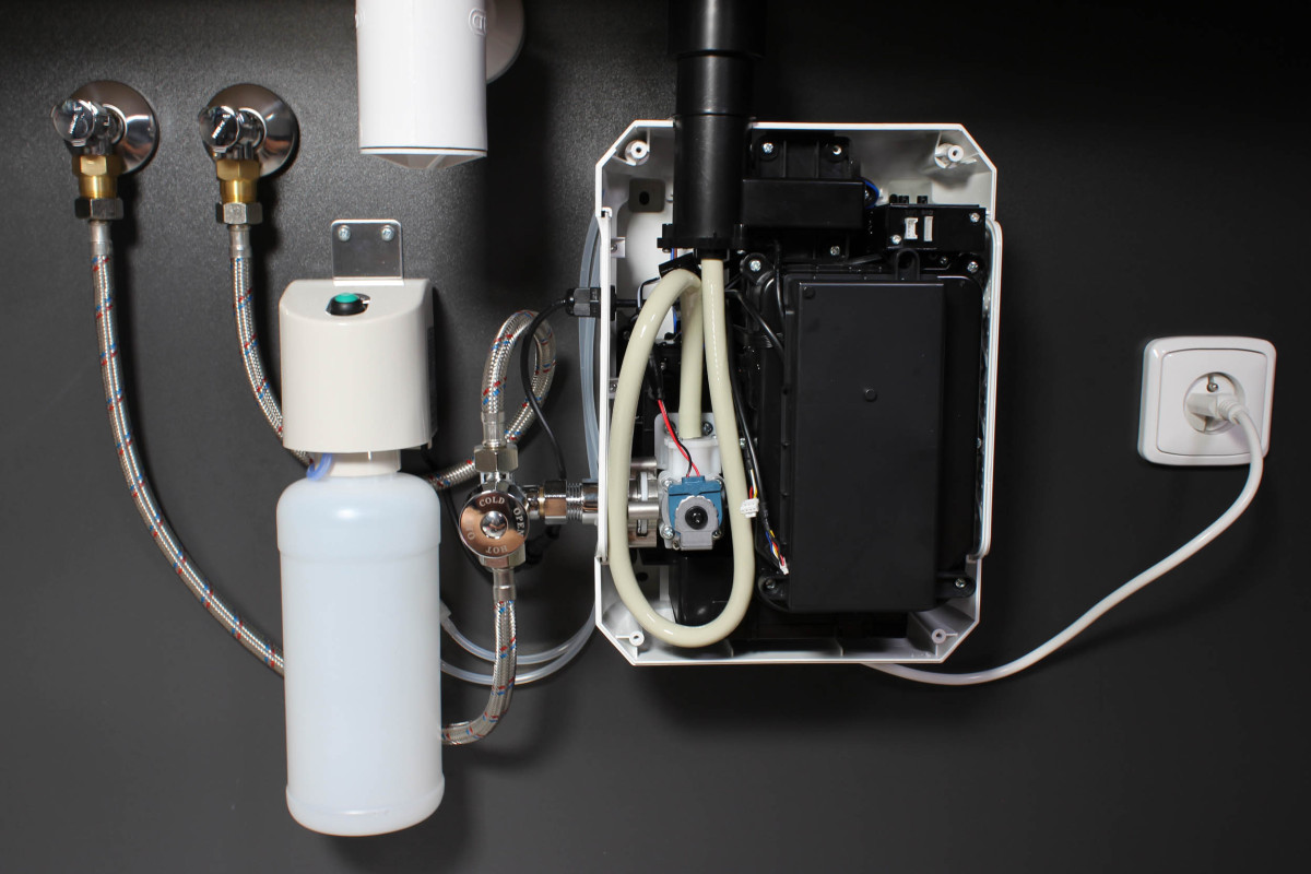 Jet Dryer AIRTAP 3in1 – Rund Gebürsteter Edelstahl – Bild 61
