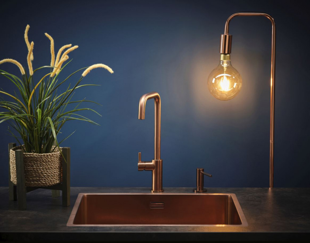 Reginox SET Miami 500 Copper + Armatur Crystal + Zubehör Copper – Bild 7