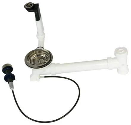 Ablaufgarnitur mit Exzenter für METRA 45 S / 45 S Compact