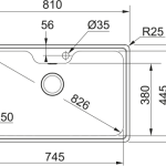 Franke BCX 610-75 Edelstahl – Bild 3