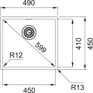 Franke BXX 210/110-45 Edelstahl – Bild 2