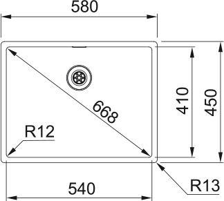 Franke BXX 210/110-54 Edelstahl – Bild 3