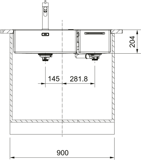 Franke BWX 220/620-54-27 Edelstahl – Bild 21