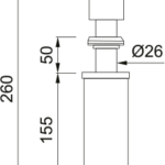 Franke Spülmittelspender FD 300 3 22315 2