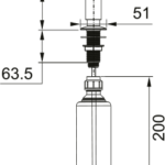 Franke Spülmittelspender SIMPLE 5 22336 3
