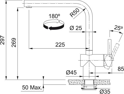 Franke FC 5489 ATLAS NEO SENSOR Edelstahl – Bild 9
