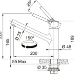 Franke FC 6381.501 TAROS NEO Edelstahl 13 22652 5