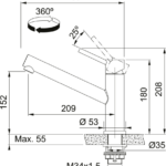 Franke FC 9290.501 ORBIT Edelstahl 6 22669 3
