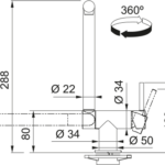 Franke FN 9311.031 NEPTUNE STYLE 10 24034 5