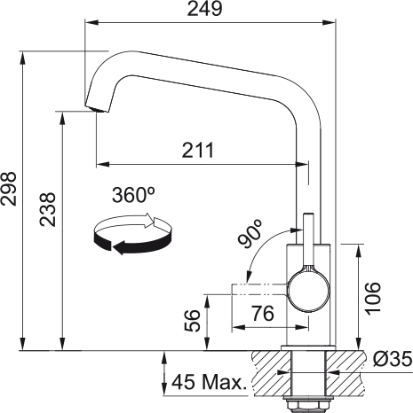 Franke FS 2847 LINA 7 Franke FS 2847 LINA – Bild 7