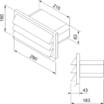 Franke Lamellengitter inkl. Rückstauklappe 3 25104 2