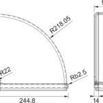 Franke Horizontaler Bogen 90° 3 25312 2