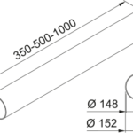 Franke Rundrohr Ø 150 3 25334 2