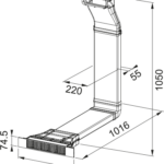 Franke Umluft-Set (Sockelhöhe 8 cm) 3 25562 2