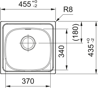Franke SKN 610-37/44 Edelstahl 2 Franke SKN 610-37/44 Edelstahl – Bild 2