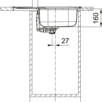 Franke SKN 611-62 Edelstahl – Bild 3