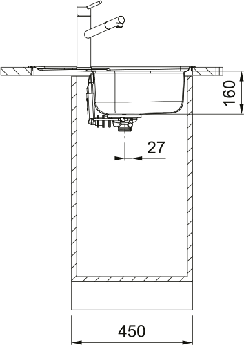 Franke SKN 611-62 Edelstahl – Bild 3