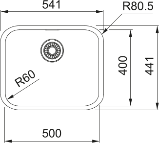 Franke SRX 110-50 Edelstahl – Bild 2