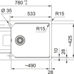 Franke UBG 611-78 BB 10 25810 3