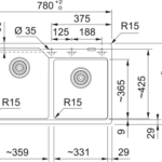 Franke UBG 620-78 10 25841 5