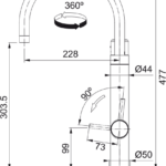 Franke Vital Tap – Ohne Brause 17 25923 9