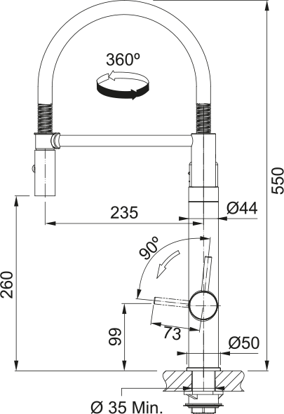 Franke Vital Tap – Brause / Strahl 10 Franke Vital Tap – Brause / Strahl – Bild 10