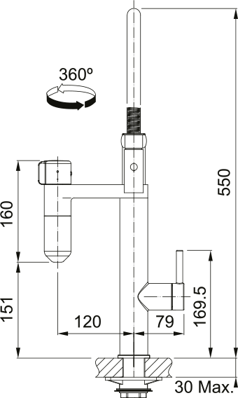Franke Vital Tap – Brause / Strahl 9 Franke Vital Tap – Brause / Strahl – Bild 9
