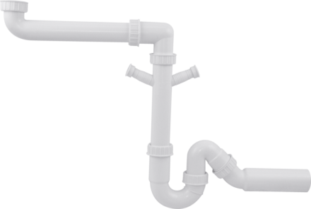BLANCO Geruchsverschluss 1 1/2" flache Ausführung zur Platzersparnis