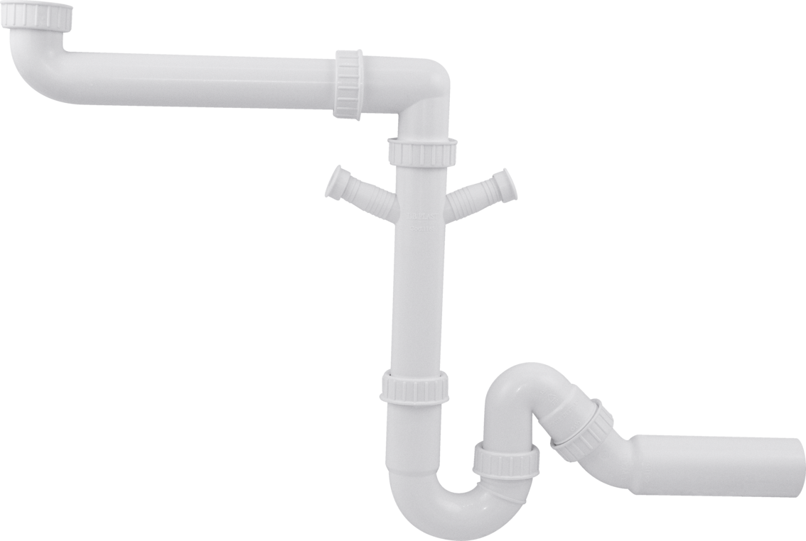 BLANCO Geruchsverschluss 1 1/2" flache Ausführung zur Platzersparnis