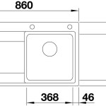 BLANCO DIVON II 45 S-IF Edelstahlspüle – Bild 5