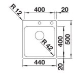 BLANCO SOLIS 400-IF/A 6 27237 2
